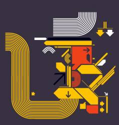 Modern design shapes Modern design shapes vector image
