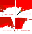 Roller painting vector image
