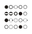 Retro vintage circle vector image