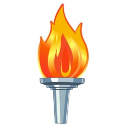 Torch vector image