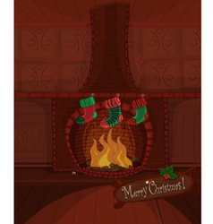 Christmas card vector image