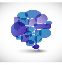 Speech bubble vector image