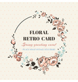 Vintage Floral Frame vector image