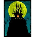 Halloween poster background eps 8 vector image