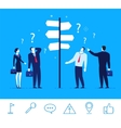 Business concept Businessmen vector image
