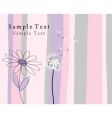 Greetings card vector image
