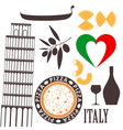 Italy vector image