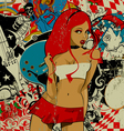 Vintage vector image