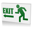 Security exit icon vector image