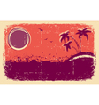 Tropical backgroundAbstract grunge vector image