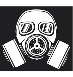 Gas mask vector image