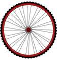 Bicycle wheels vector image