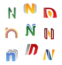 Alphabet symbols vector image