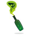 Poison bottle vector image