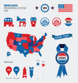 Election graphics vector image