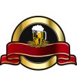 Beer fest label vector image