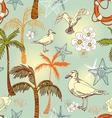 Abstract sea background beach exotic wallpaper vector image