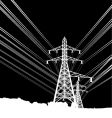 Power lines vector image