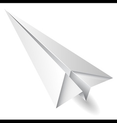 Paper airplane Paper airplane vector image