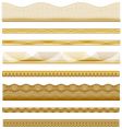 Borders elements vector image
