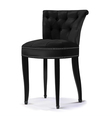 Chair black vector image