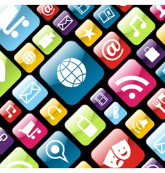 App icon background vector image