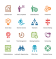 Business Icons Set 3 - Colored Series vector image