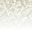 Christmas background with snowflakes vector image