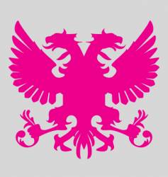 Heraldry eagle vector image