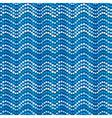 Dotted waves abstract blue dotted pattern vector image