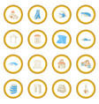 Architecture set icon circle Architecture set icon circle vector image