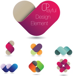 Playful Design Element vector image