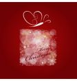 Christmas card vector image