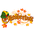 Oktoberfest celebration design vector image