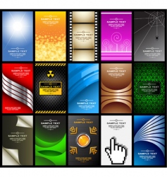 Business cards vector image