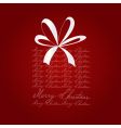 Christmas card vector image