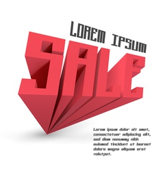 SALE vector image