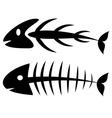 Fishbone vector image