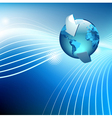 Planet moving concept vector image