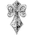 Grunge heraldry vector image