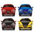 Modern car vector image