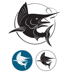 Marlin vector image