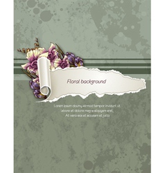 Floral vector image