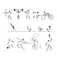 Sport icon set vector image