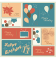 For happy birthday card vector image