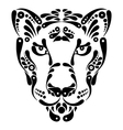 Panther tattoo symbol decoration vector image