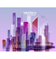 Modern cityscape background vector image