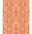 Seamless damask pattern vector image