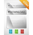 Metal plates vector image