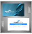 Set of creative business cards vector image